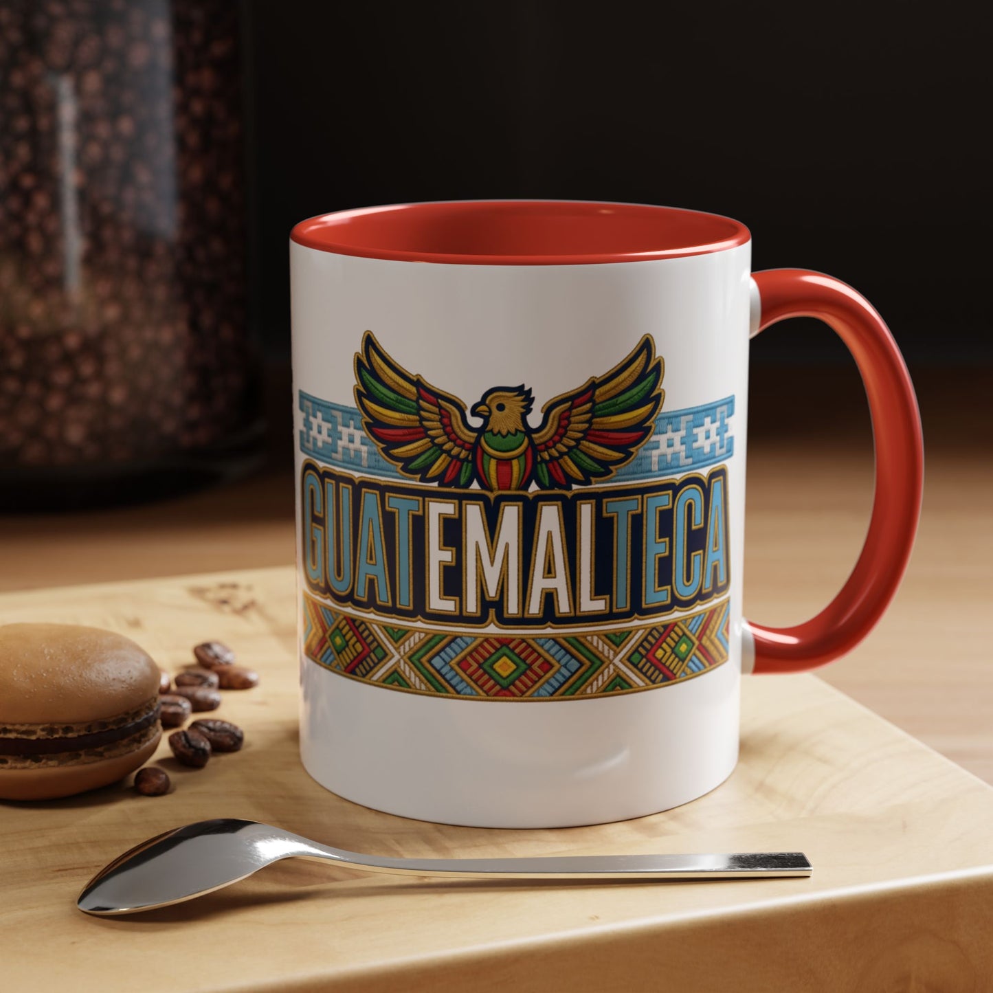 Guatemala Mug - Guatemalteco Pride Coffee Cup Gift | Chapina Heritage | Central American Maya Quetzal Bird Design