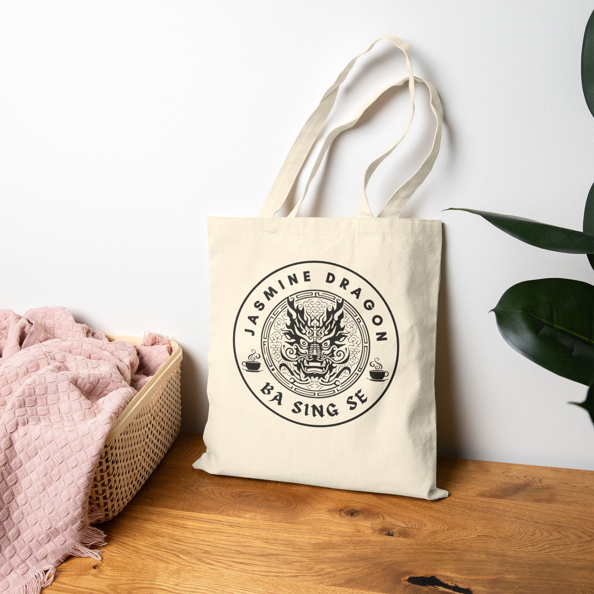 Jasmine Dragon Tote Bag Bags — Latina Empowerment Gift