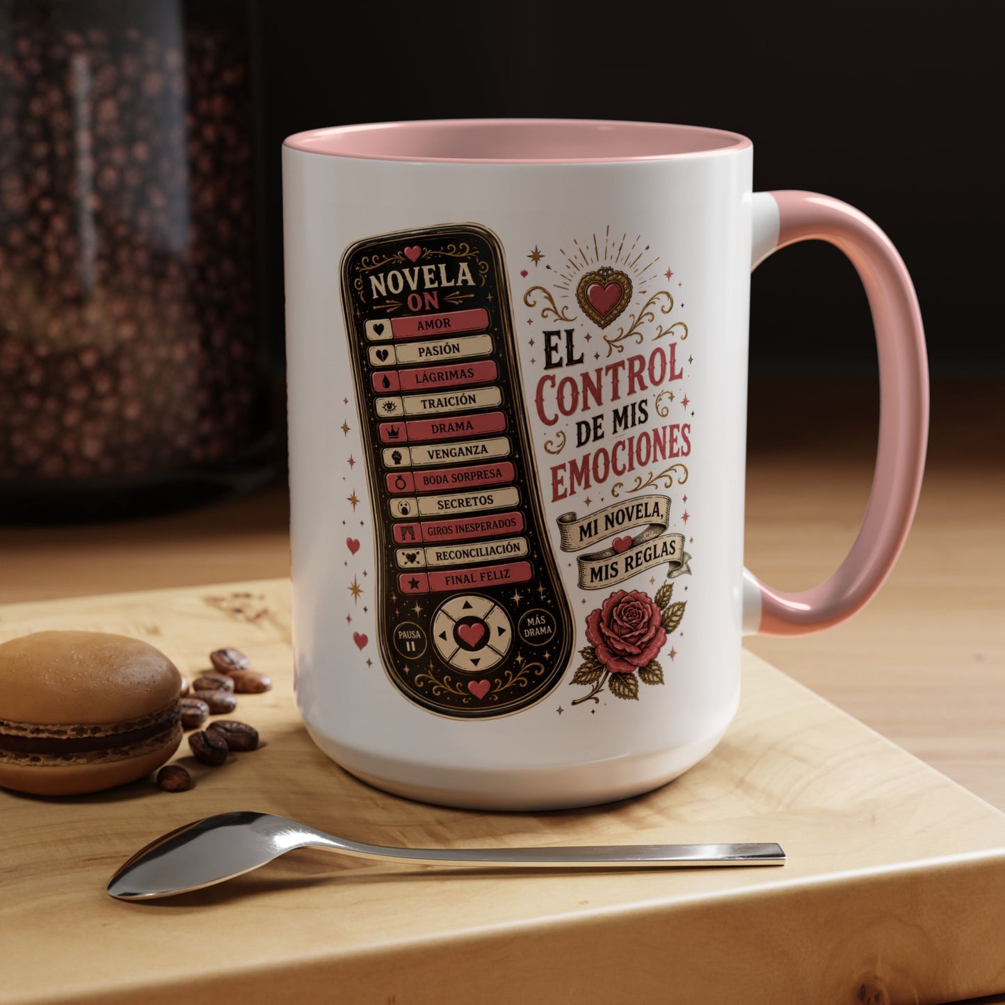 Novela Comadre Mug - Latina Gift for Her Spanish Coffee Cup Regalos para Mujer Taza de Café