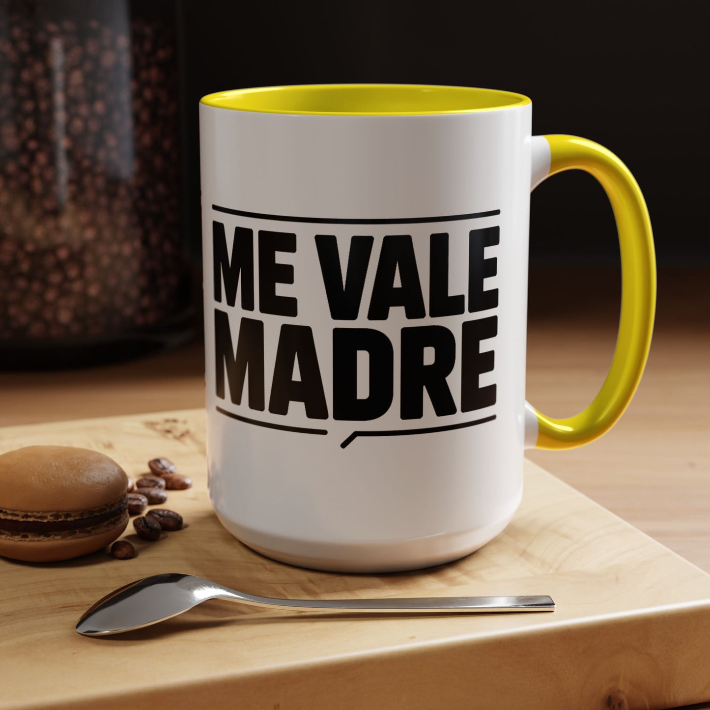 Me Vale Madre Mug - Funny Spanish Sayings Coffee Cup - Latino Family Gift - Hispanic Humor Mug - Mexican Mom Gift
