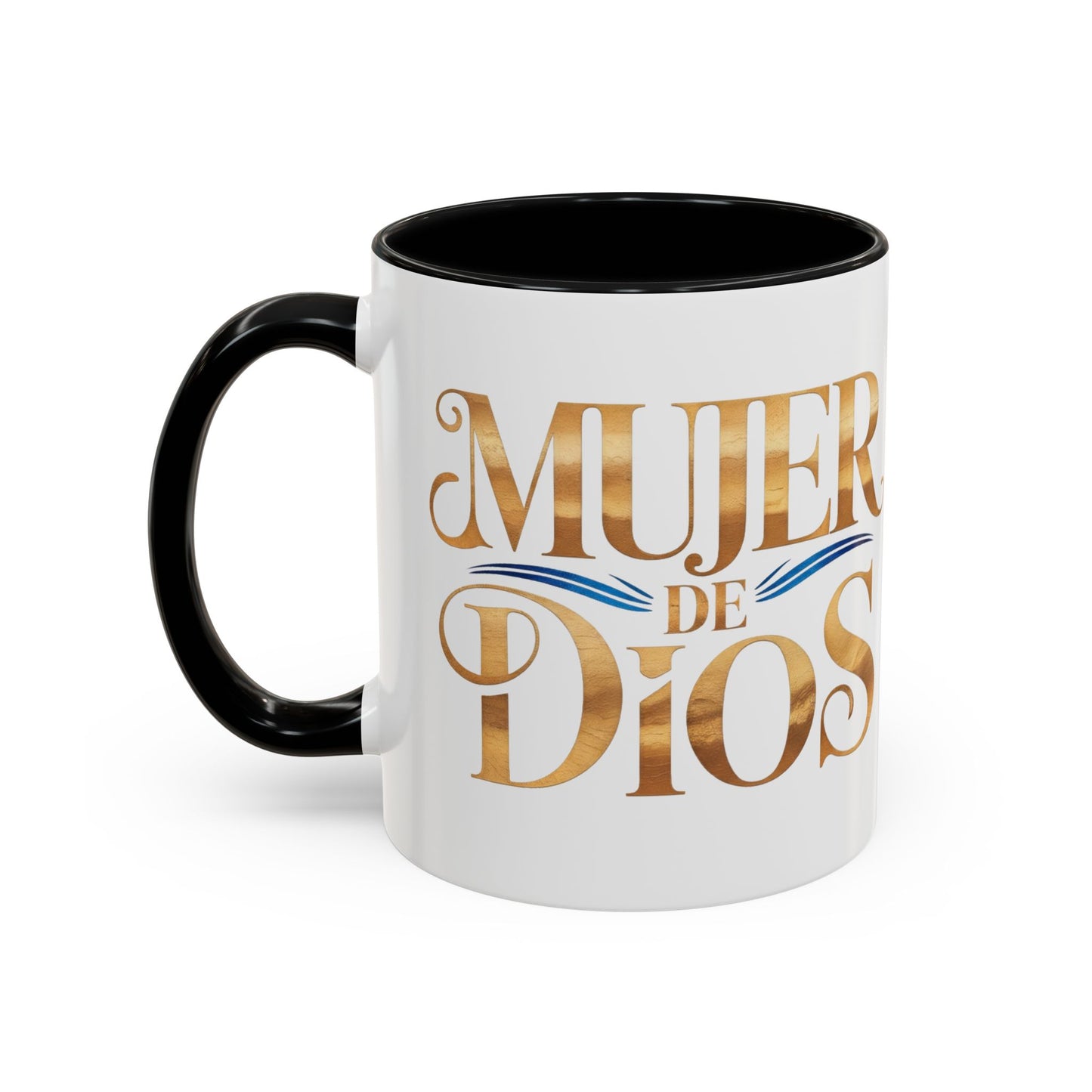 Mujer de Dios Mug - Catholic Gift for Christian Latina Woman, Taza Cristiana Faith Gift, God's Daughter Coffee Cup