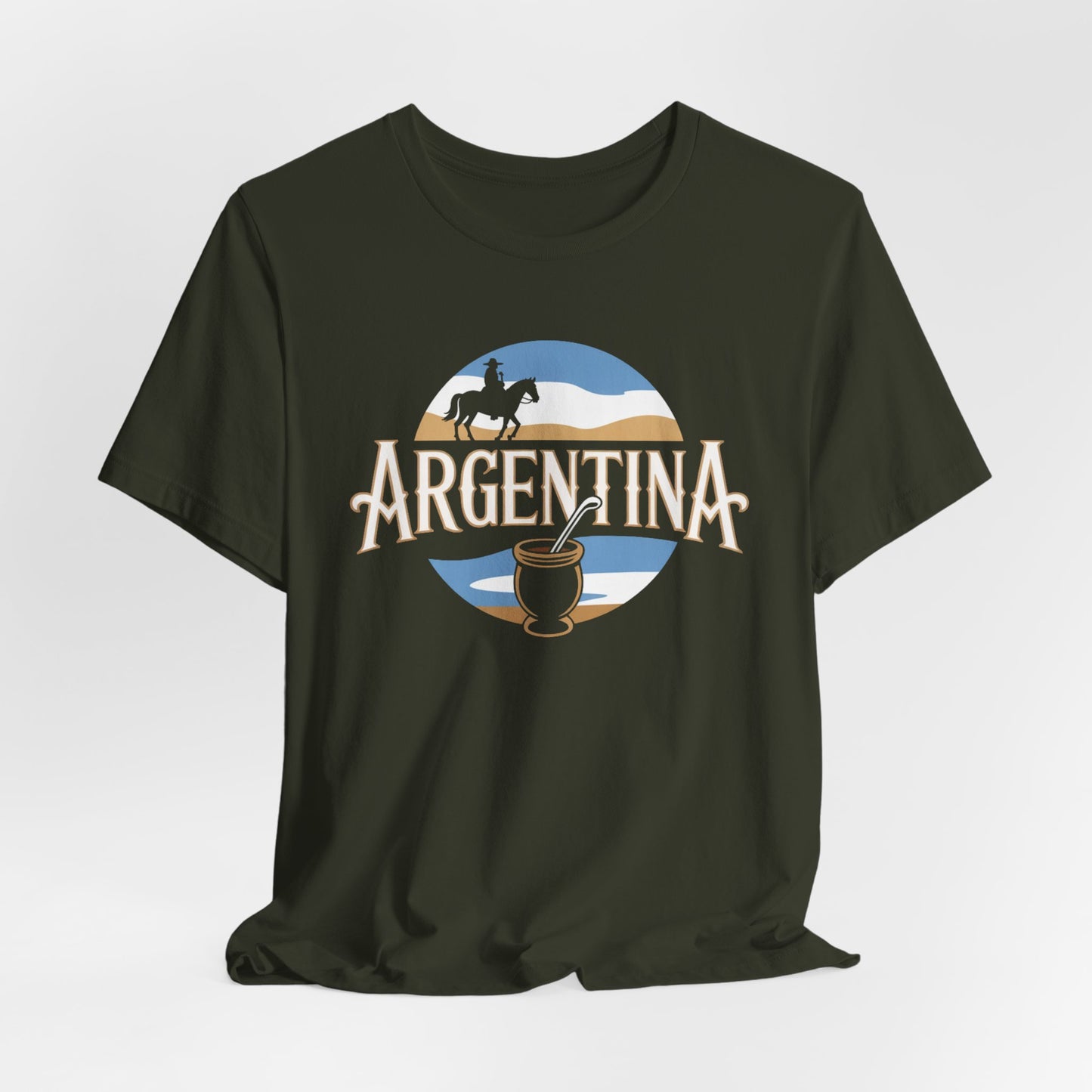 Argentina T-Shirt - Orgullo Argentino Tee - Argentine Flag Gift - Buenos Aires Hispanic Pride Shirt - South American Tango Culture