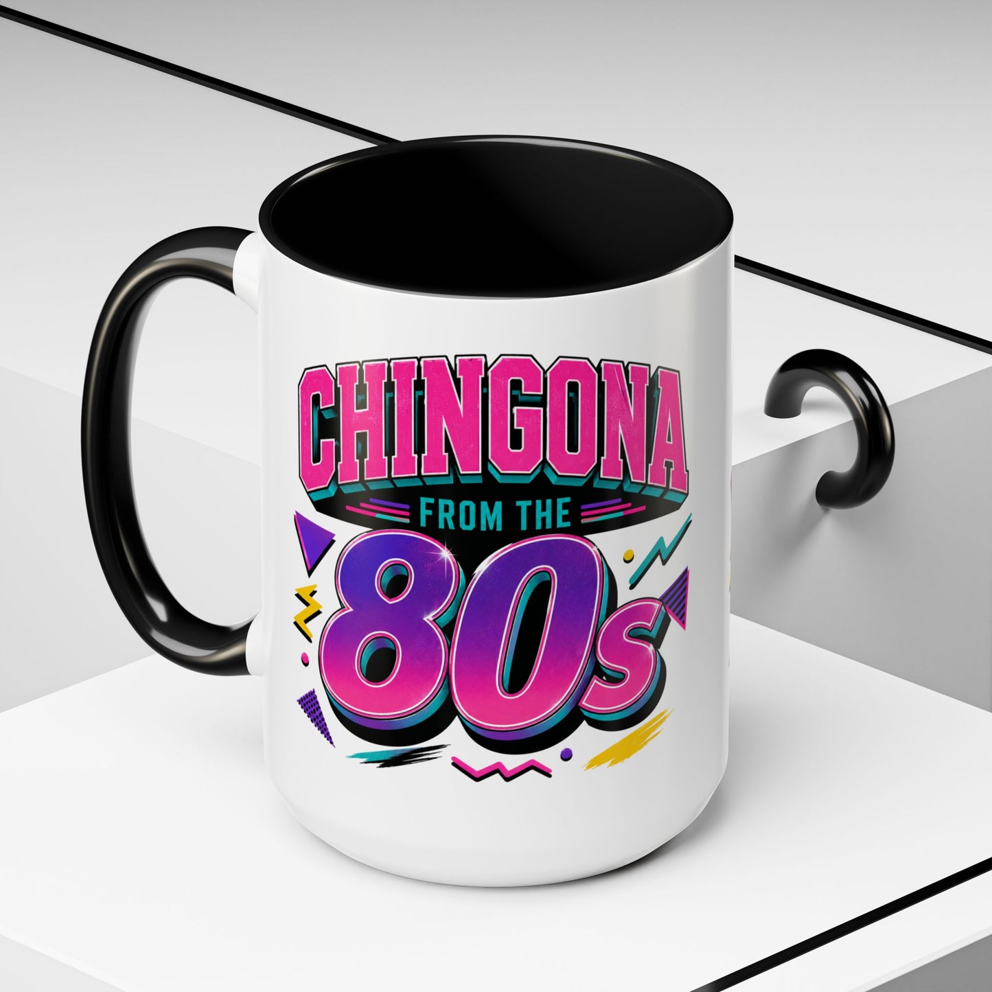 Chingona from the 80s Mug | Latina Gift | Regalos Para Mujer | Spanish Coffee Cup | Latina Pride Gift for Her