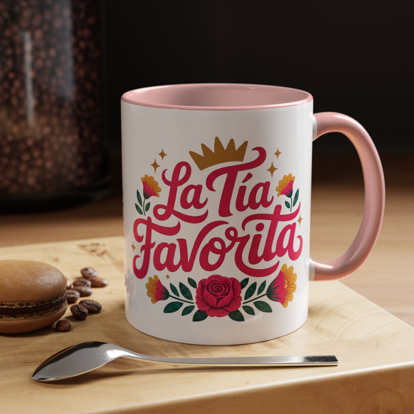 Tía Mug - Best Tía Ever Coffee Cup - Latino Family Gift - Tía Querida Birthday Present - Hispanic Tía Regalo