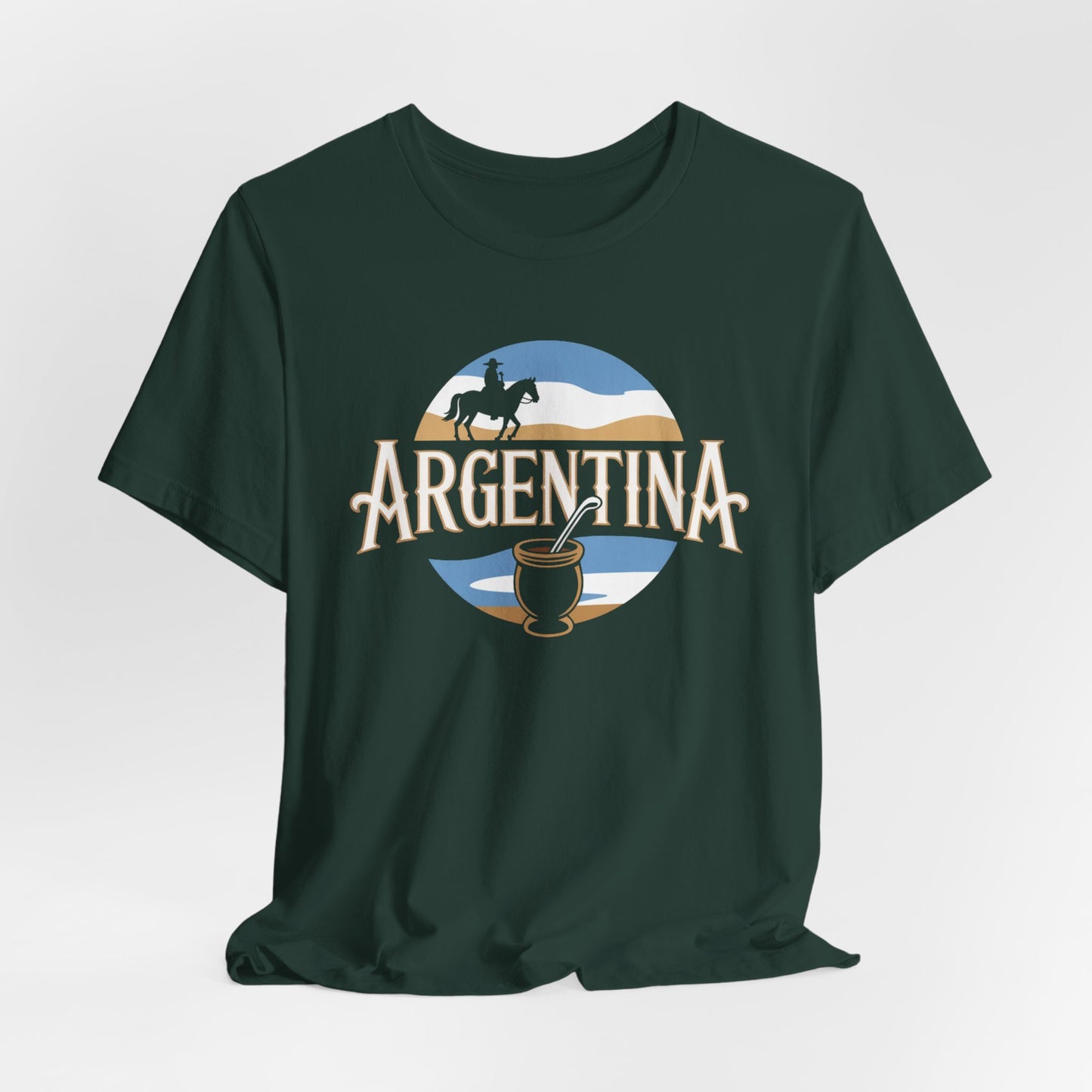 Argentina T-Shirt - Orgullo Argentino Tee - Argentine Flag Gift - Buenos Aires Hispanic Pride Shirt - South American Tango Culture