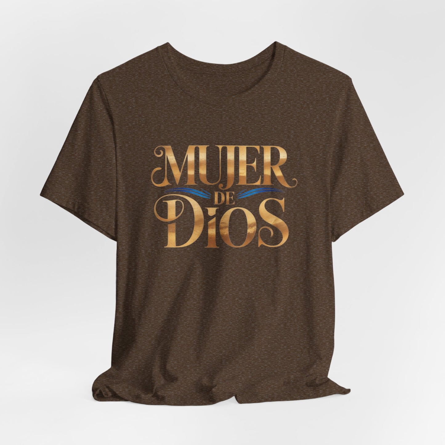 Mujer de Dios T-Shirt - Christian Latina Faith Tee - Catholic Gift - Spanish Religious Shirt - Mujer Cristiana