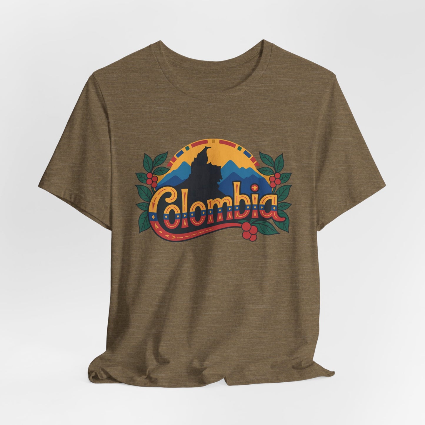 Colombia T-Shirt - Colombian Heritage Pride Tee - Orgullo Colombiano Shirt - Colombia Gift - Hispanic Pride Tee