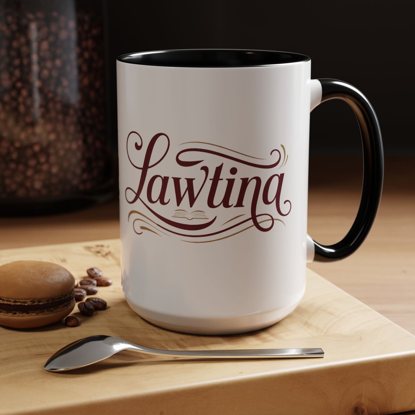 Lawtina Mug - Latina Lawyer Gift, Mujer Abogada, Boss Latina Coffee Cup, Law School Graduation Gift, Latino Heritage