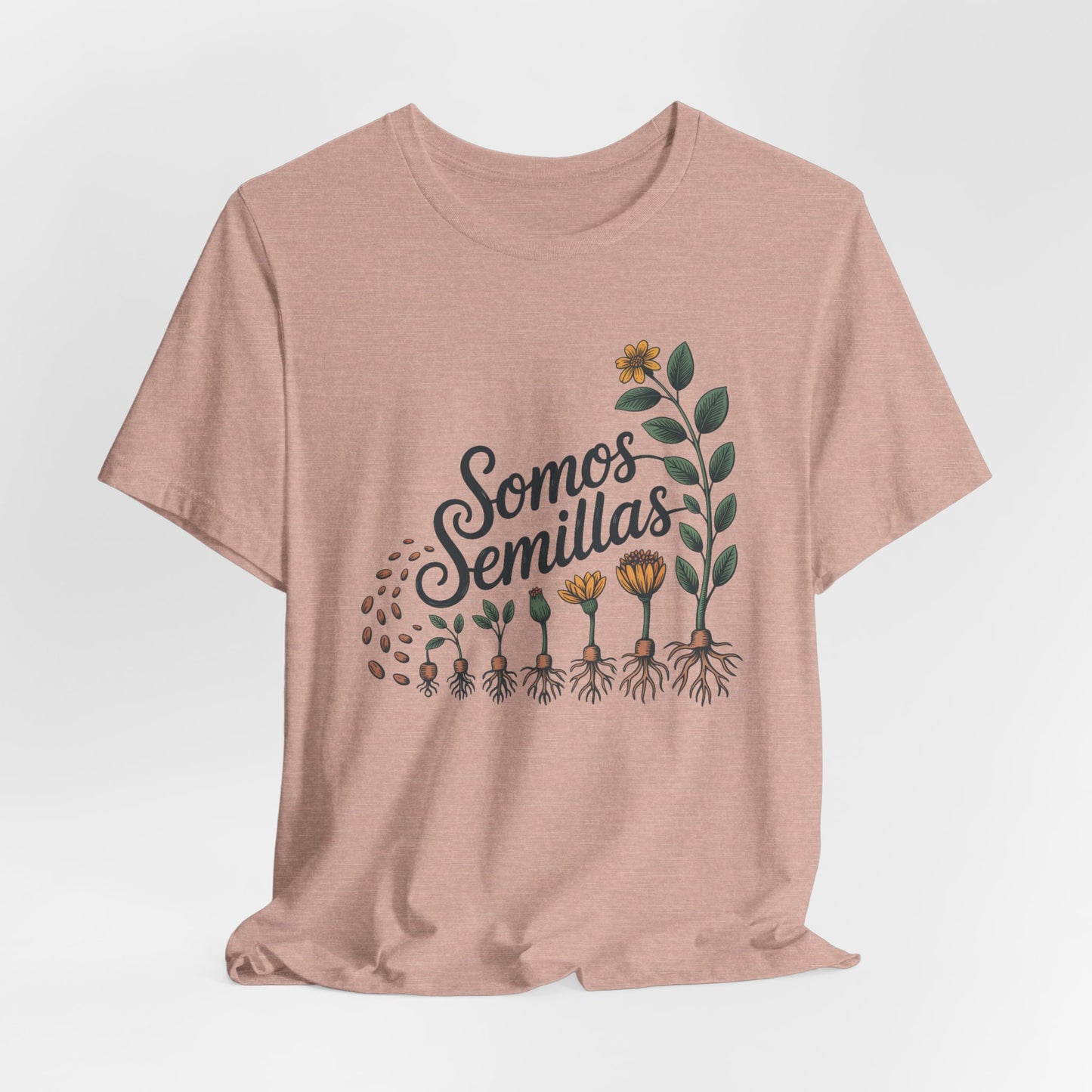 Somos Semillas T-Shirt | Latino Heritage Tee | Hispanic Culture Gift | Latinx Apparel | Somos Fuertes Shirt
