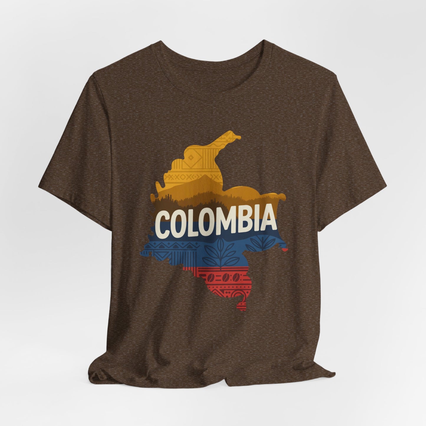 Colombia T-Shirt - Colombian Pride Tee - Orgullo Colombiano Shirt - Hispanic Heritage Gift - Colombia Amor