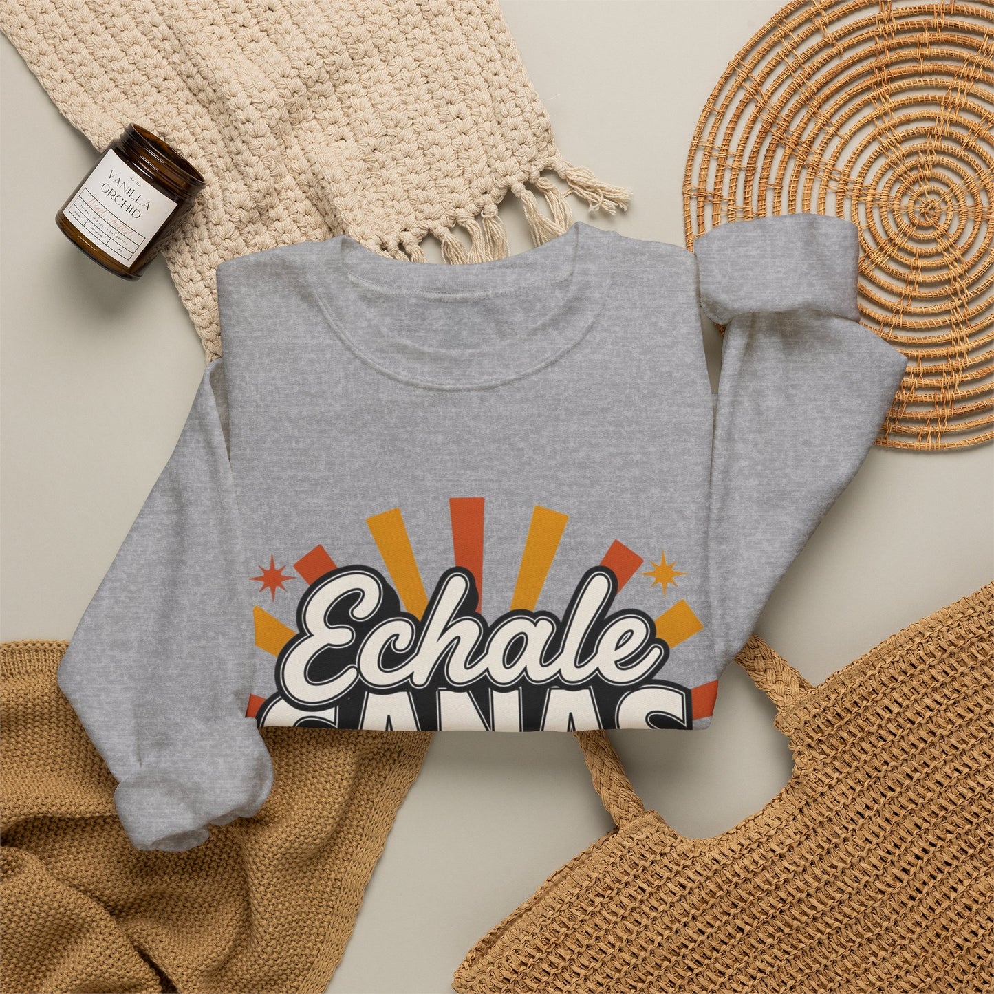 Echale Ganas Sweatshirt - Latina Pride Gift - Spanish Motivational Pullover - Regalos Para Mujer - Latina Power Hoodie