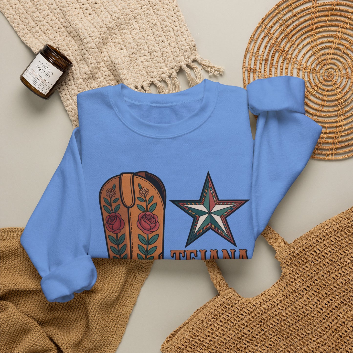 Tejana Sweatshirt | Texas Latina Pride Gift | Houston Dallas San Antonio Girl | Hispanic Pride Hoodie | Tejana Mujer Regalo
