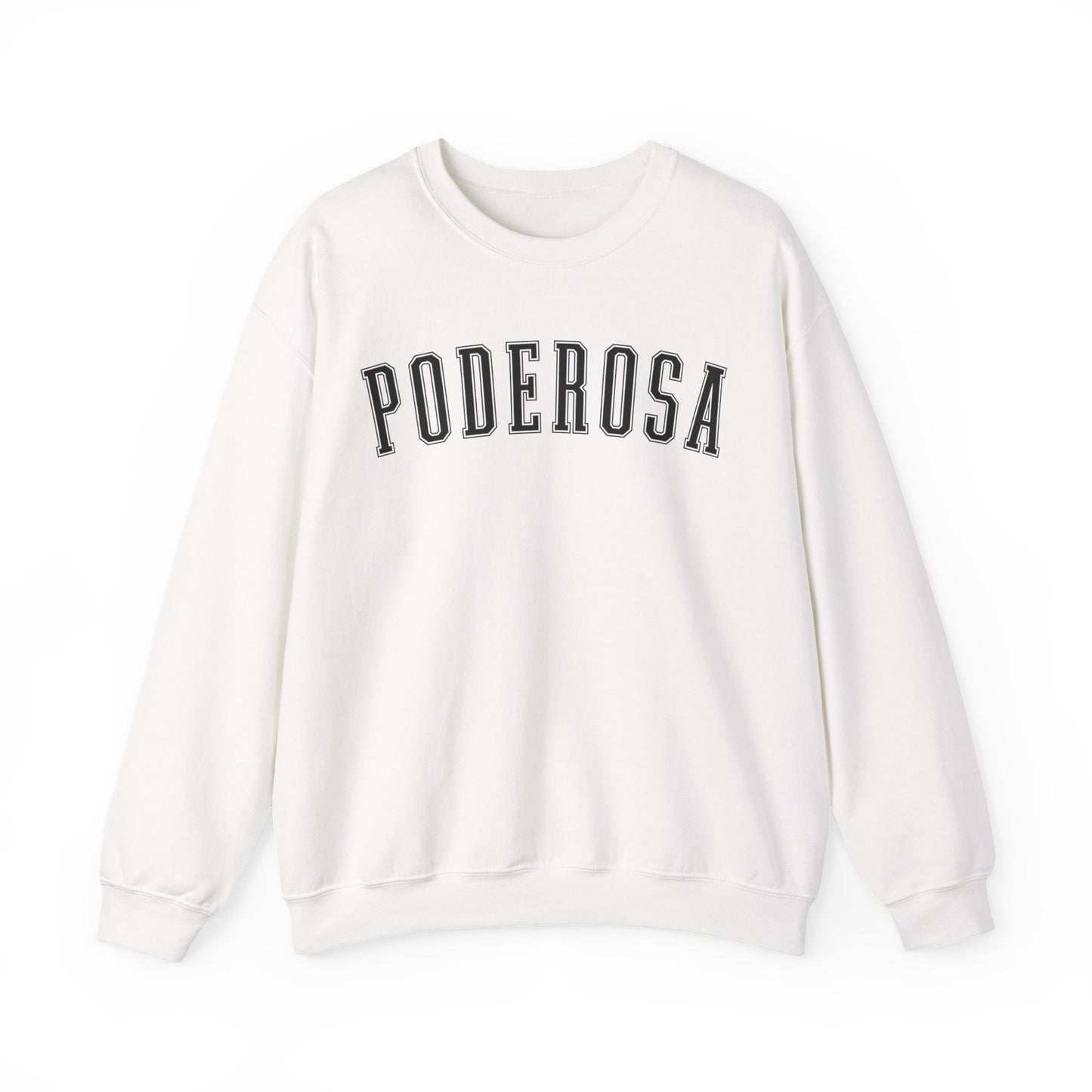 Poderosa Divina Sweater Latina College Crewneck Powerful Divine Spanish Phrase Mexican Sweatshirt Chicana Gift Hispanic Empowerment