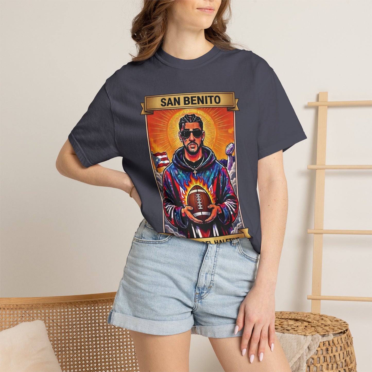 Benito Bowl Shirt, Puerto Rico Tee, San Benito Halftime Show Shirt, Team Benito Gift, Boricua Unisex Graphic Tee