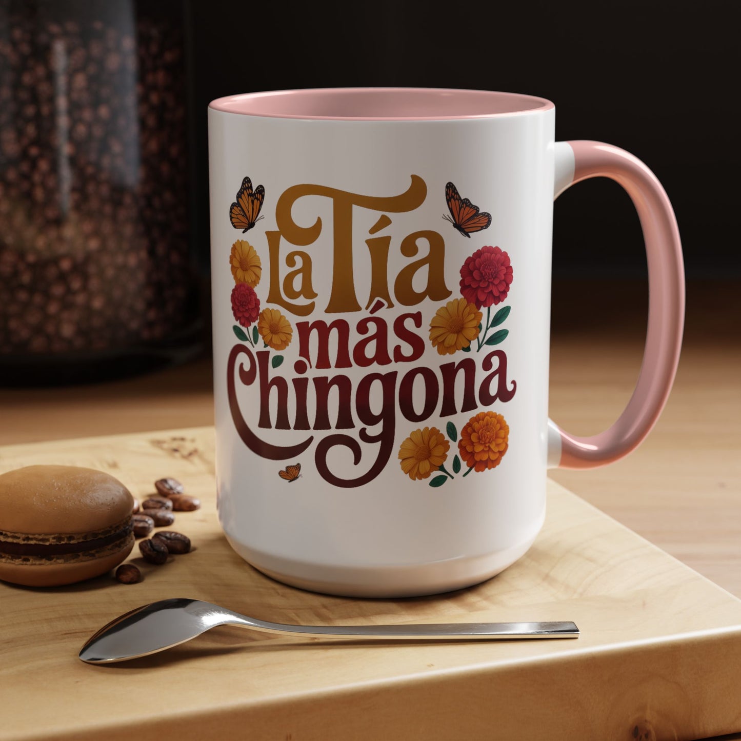 Tia Mug - Best Tia Ever Coffee Cup - Latino Family Gift - Spanish Aunt Mug - Tia Regalo - Hispanic Tia Love Gift