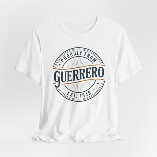 Guerrero T-Shirt - Mexican Heritage Tee - Guerrero State Pride - Latino Warrior Shirt - Orgullo Mexicano Gift