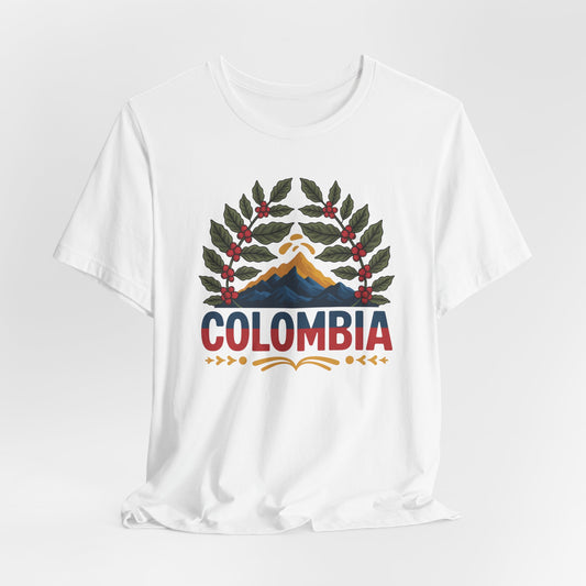 Colombia T-Shirt - Colombian Heritage Tee - Orgullo Colombiano Gift - Hispanic Pride Shirt - Colombia Flag Tee