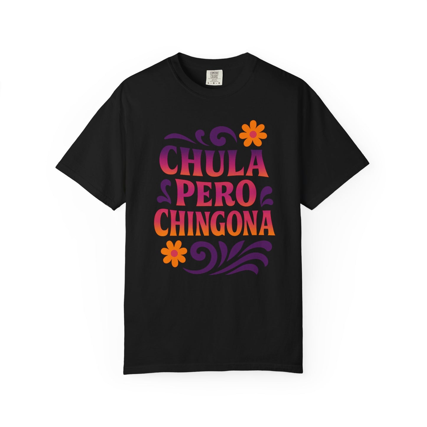 Chula Pero Chingona Shirt, Latina owned business support, brown business, activism tee, social T-Shirt (view 5 of 16)