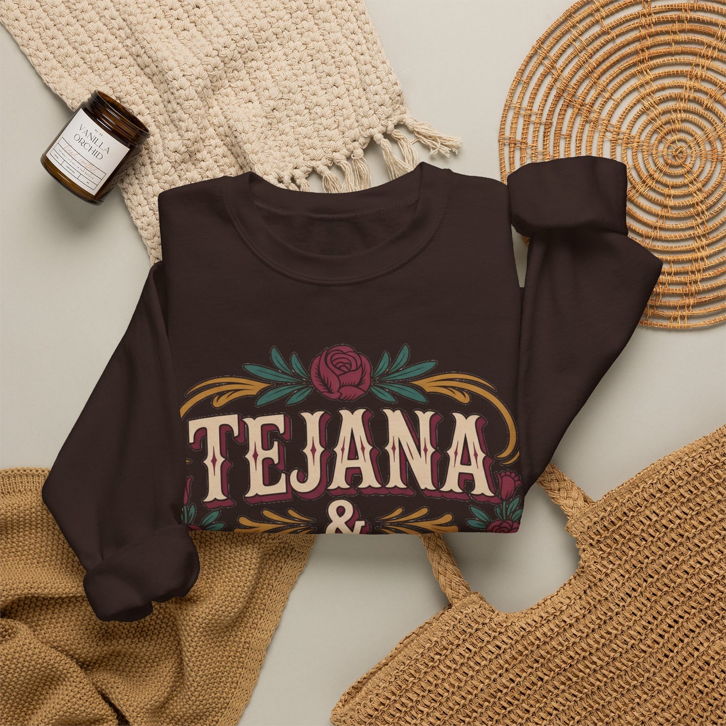 Tejana Sweatshirt | Texas Latina Pride Gift | Hispanic Heritage Hoodie | Tejana Mujer Regalo | South Texas Girl