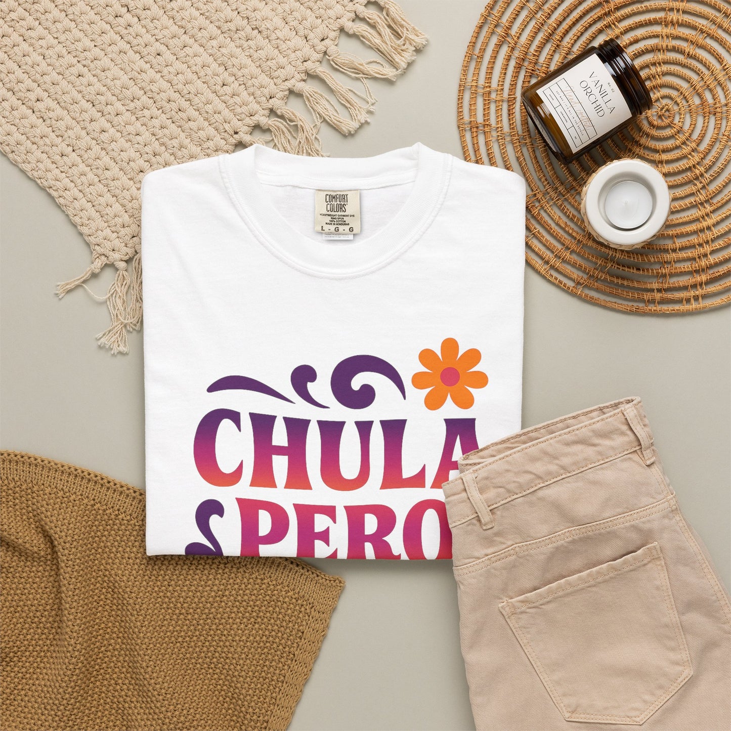 Chula Pero Chingona Shirt, Latina owned business support, brown business, activism tee, social T-Shirt (view 8 of 16)