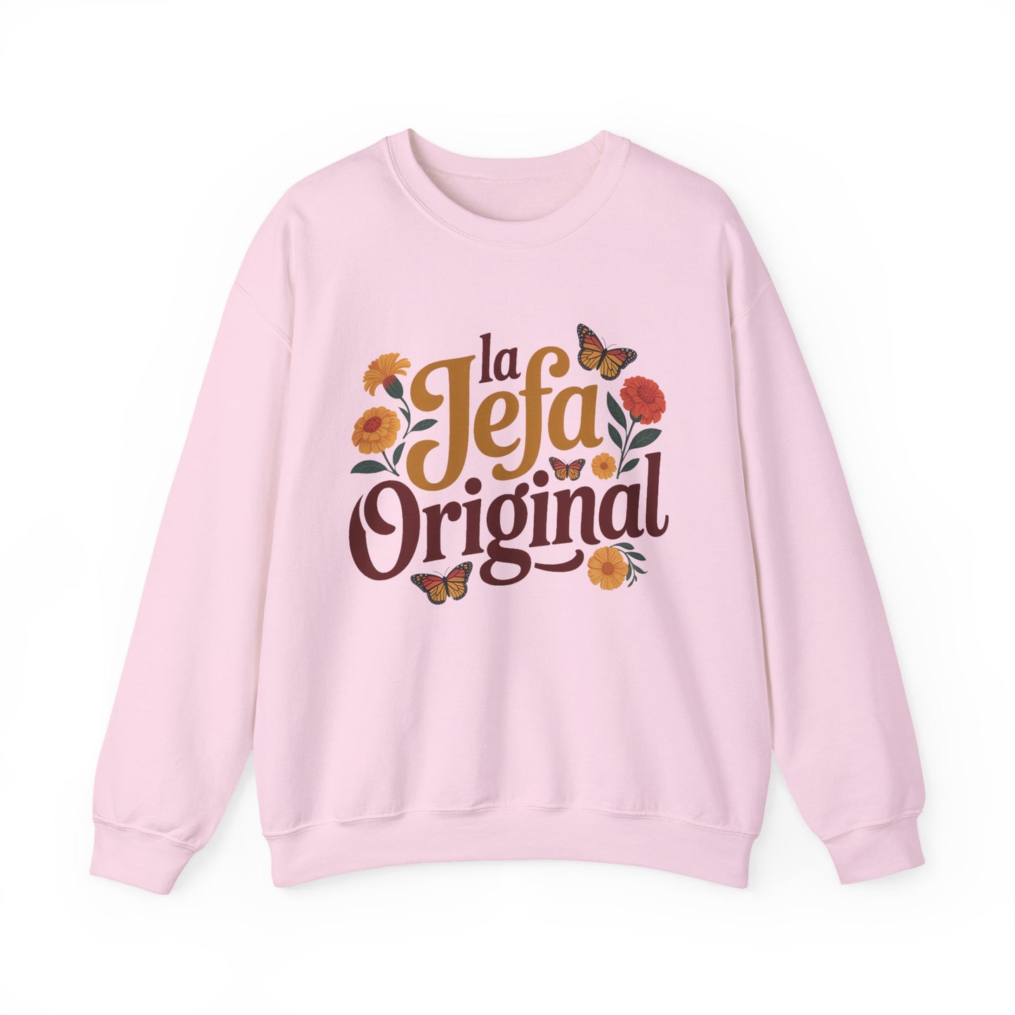 La Jefa Sweatshirt - Latina Boss Babe Empowerment Gift - Hispanic Pride Hoodie for Her - Feminist Spanish Saying Shirt