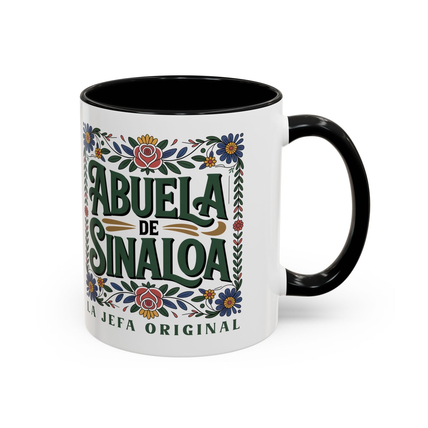 Abuela de Sinaloa - Spanish Grandma Coffee Cup Gift - Latino Family Abuela Love Mug - Hispanic Grandmother Regalo