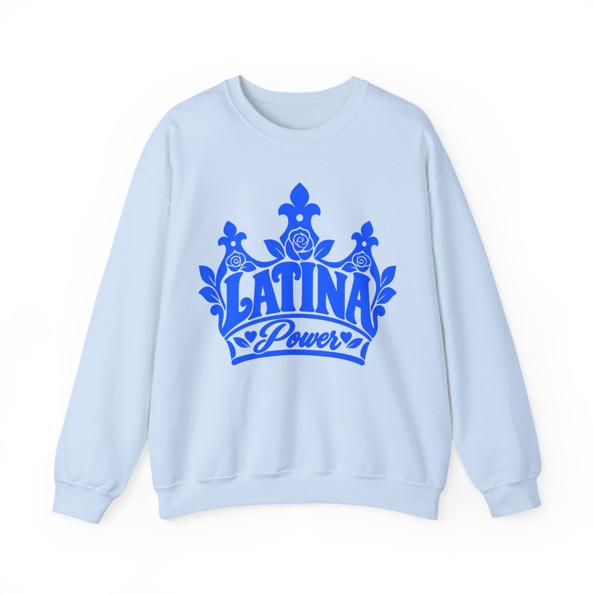 Latina Power Crown Sweatshirt - Mexican Latina Pride Sweater - Latina Gift Crewneck - Reina Corona Spanish Women