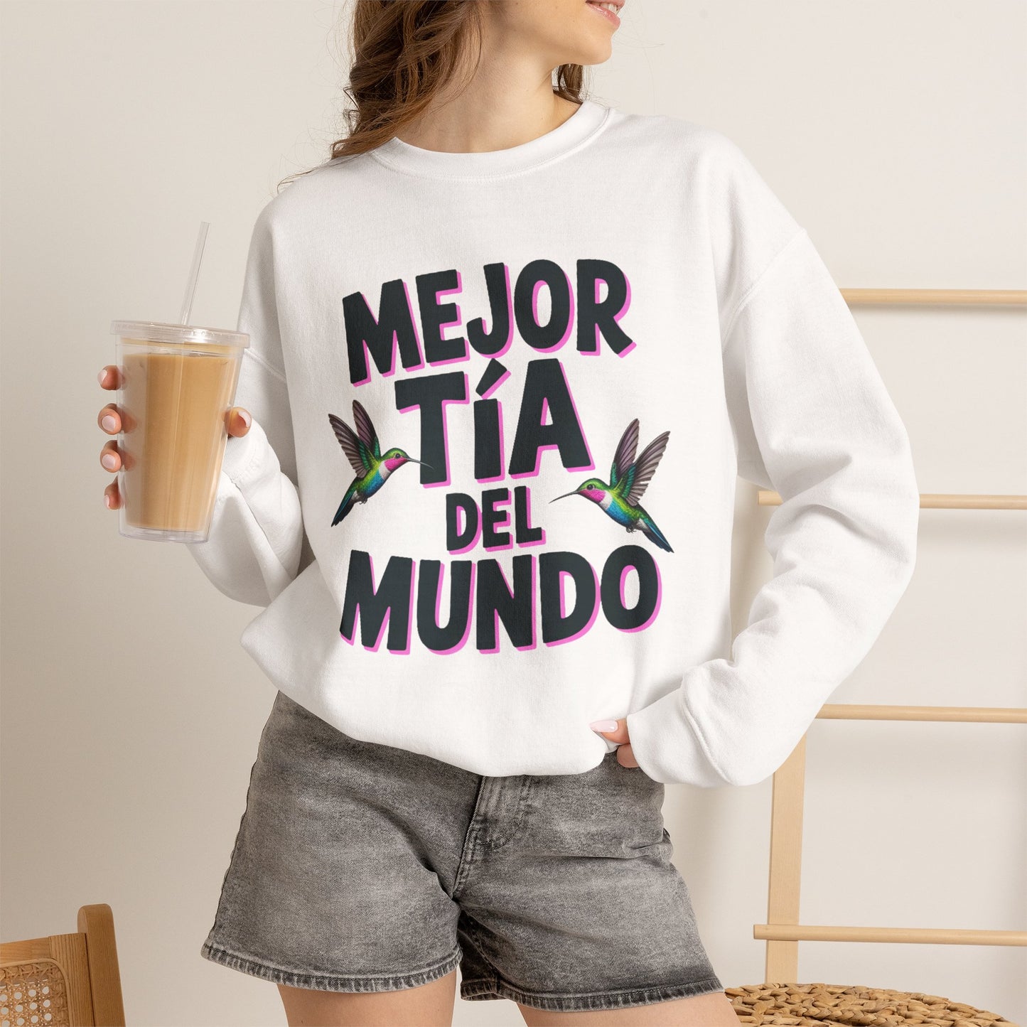 Tia Sweatshirt - Proud Tia Gift - Latino Family Sweater - Spanish Aunt Gift - Tia Querida - Mi Tia Favorita