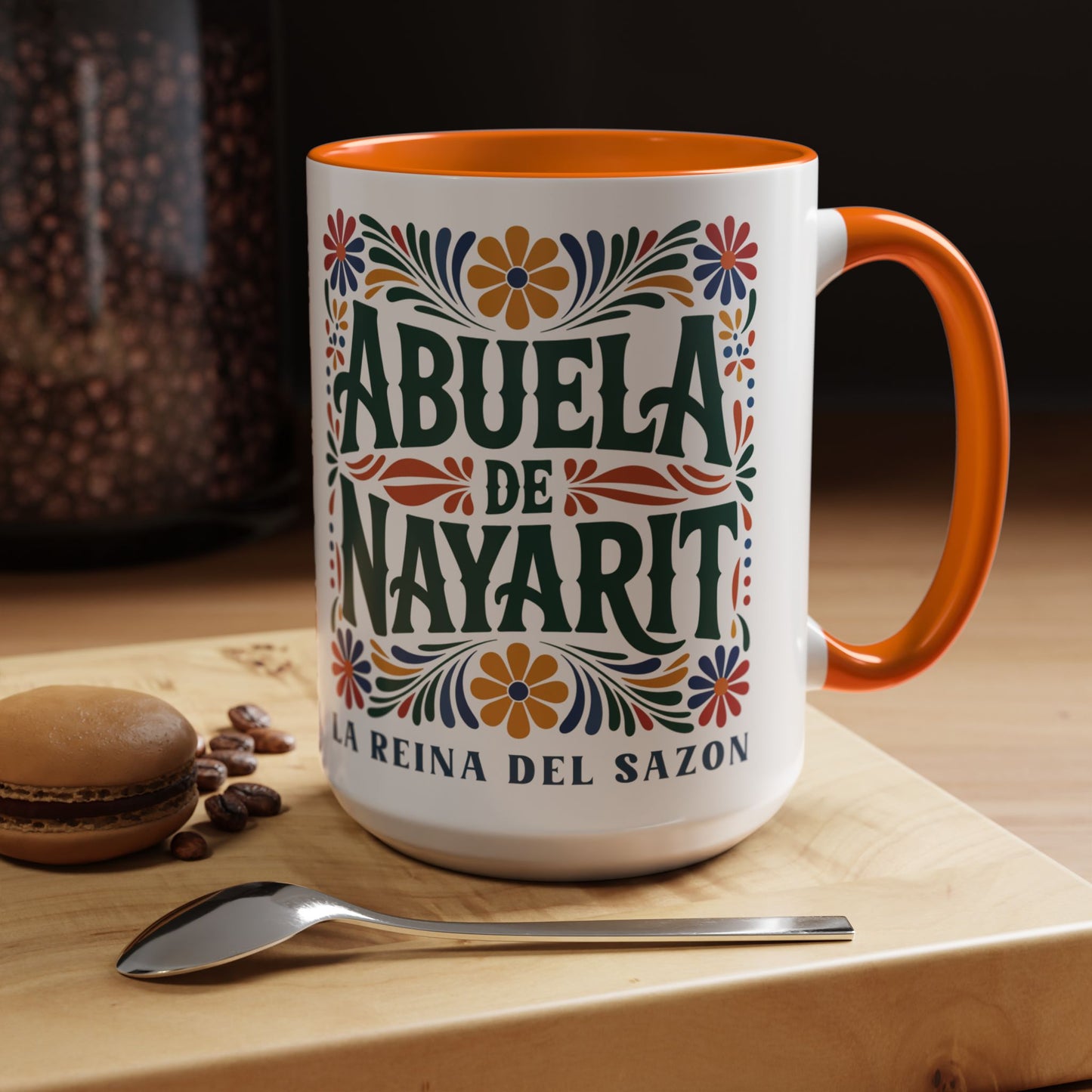 Abuela de Nayarit Mug - Hispanic Grandma Coffee Cup Gift - Latino Family Abuela Love - Spanish Grandmother Regalo Para Abuela