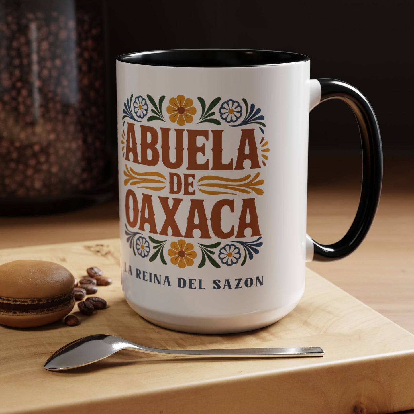 Abuela de Oaxaca Mug - Latino Family Gift for Grandma - Hispanic Abuela Love Coffee Cup - Spanish Grandma Present