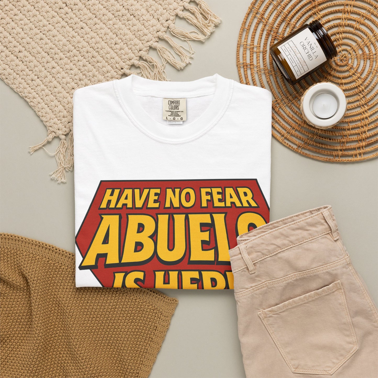 Have No Fear Abuelo is Here Shirt | Gift for Abuelo Tee