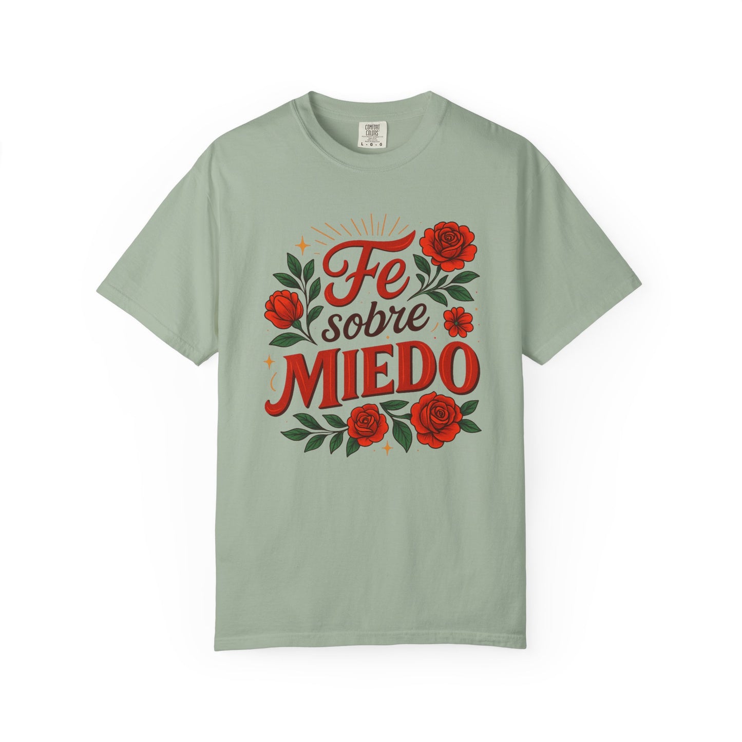 Fe Sobre Miedo Shirt | Camisa Christiana | Latina Graphic Tee |