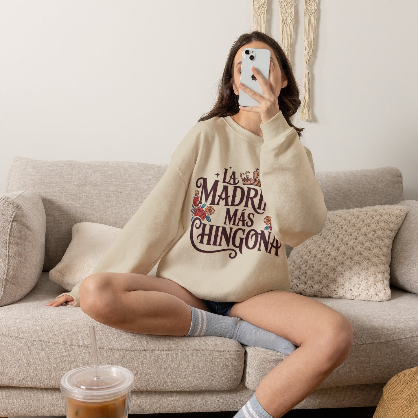 Madrina Sweatshirt | Godmother Gift | Regalos Para Mujer | Latina Pride | Spanish Gift | Sudadera Latina