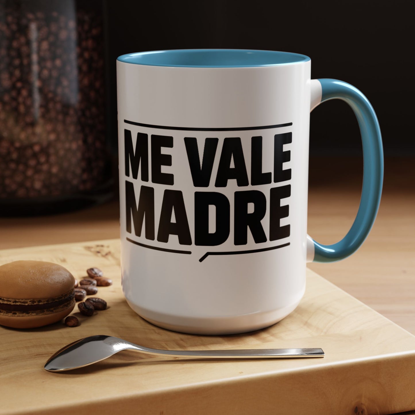 Me Vale Madre Mug - Funny Spanish Sayings Coffee Cup - Latino Family Gift - Hispanic Humor Mug - Mexican Mom Gift
