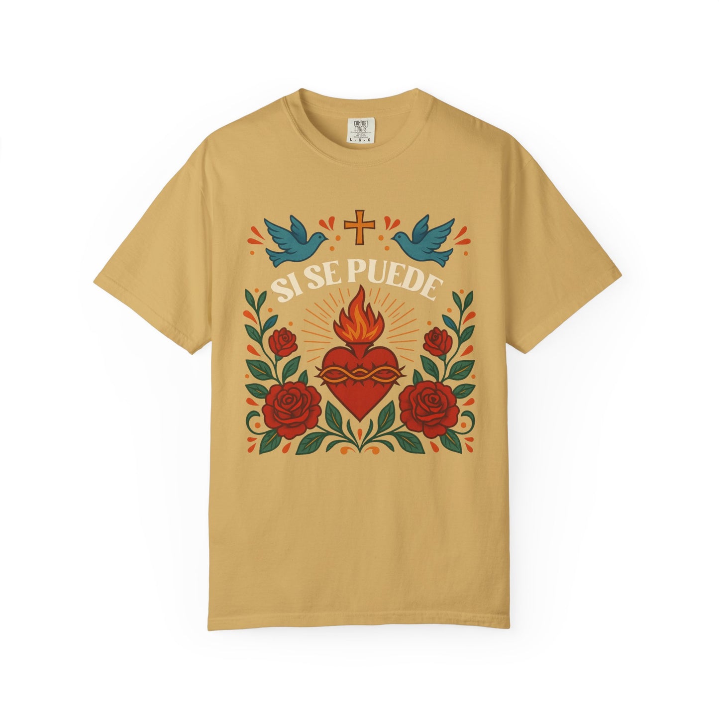 Si Se Puede T-Shirt | Huelga Civil Rights Tee | Unisex Shirt | Comfort Colors Farmworker Immigrant Shirt