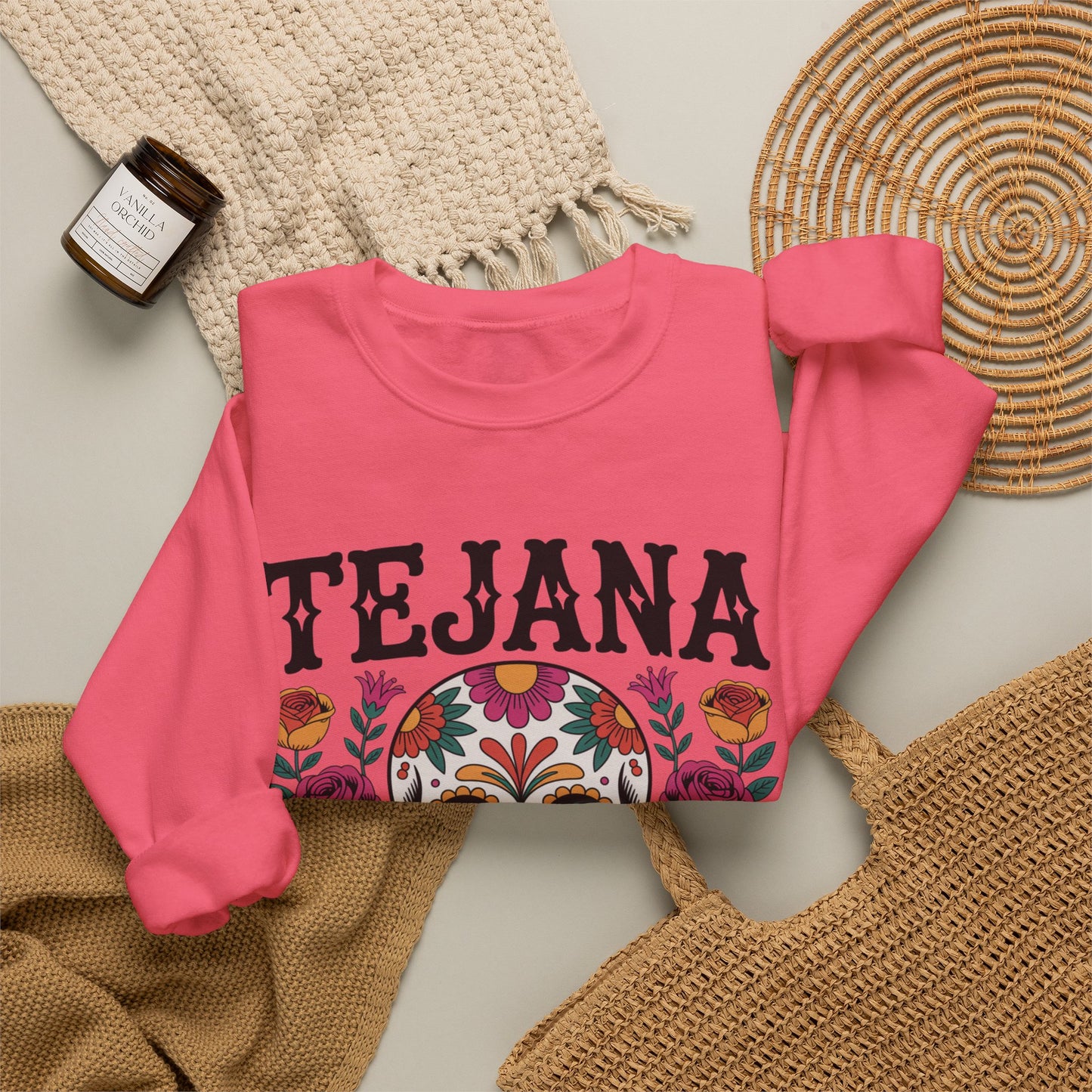 Tejana Sweatshirt - Texas Latina Pride Gift - Hispanic Heritage Sudadera - Tejana Cultura Hoodie - Latino American Pride