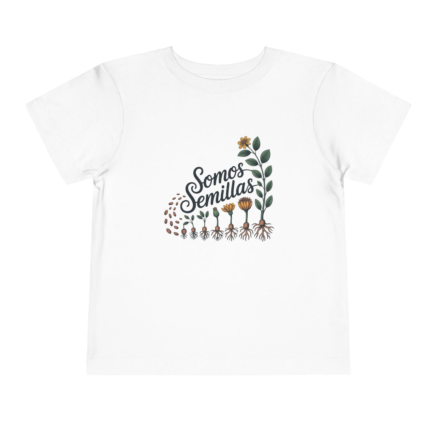 Somos Semillas Toddler T-Shirt | Latino Heritage Tee | Hispanic Culture Gift | Latinx Apparel | Somos Fuertes Shirt