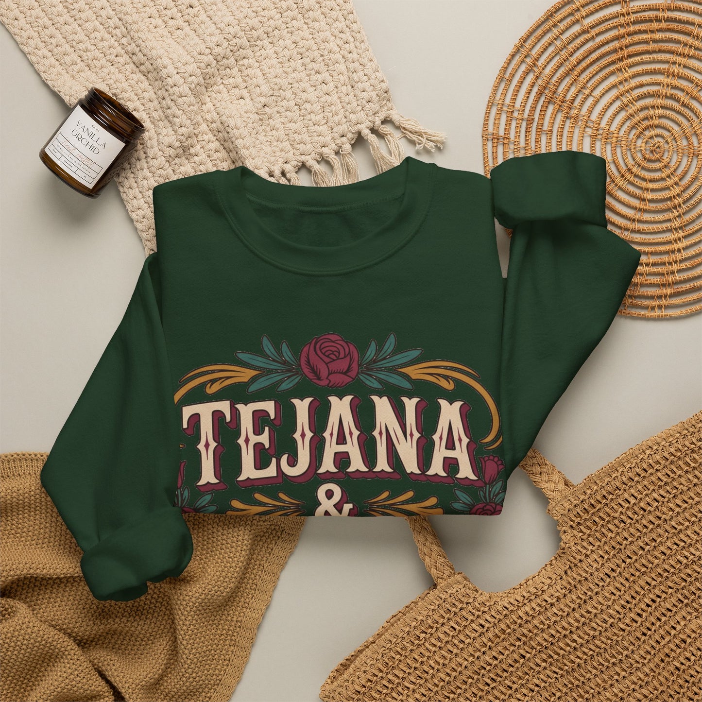 Tejana Sweatshirt | Texas Latina Pride Gift | Hispanic Heritage Hoodie | Tejana Mujer Regalo | South Texas Girl