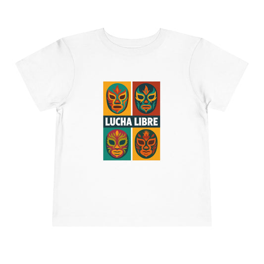 Lucha Libre Toddler Tee - Mexican Wrestling Kids Shirt - Latino Pride Baby Gift - Luchador Niños Camisa