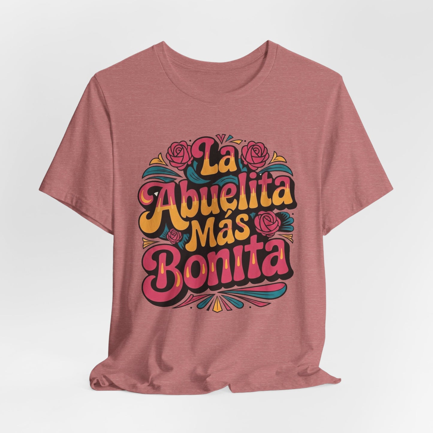 Groovy Art La Abuelita Mas Bonita Shirt, Abuelita Gift, Latina Grandmother Gift,  Abuela Birthday Gift, Mother's Day Abuela