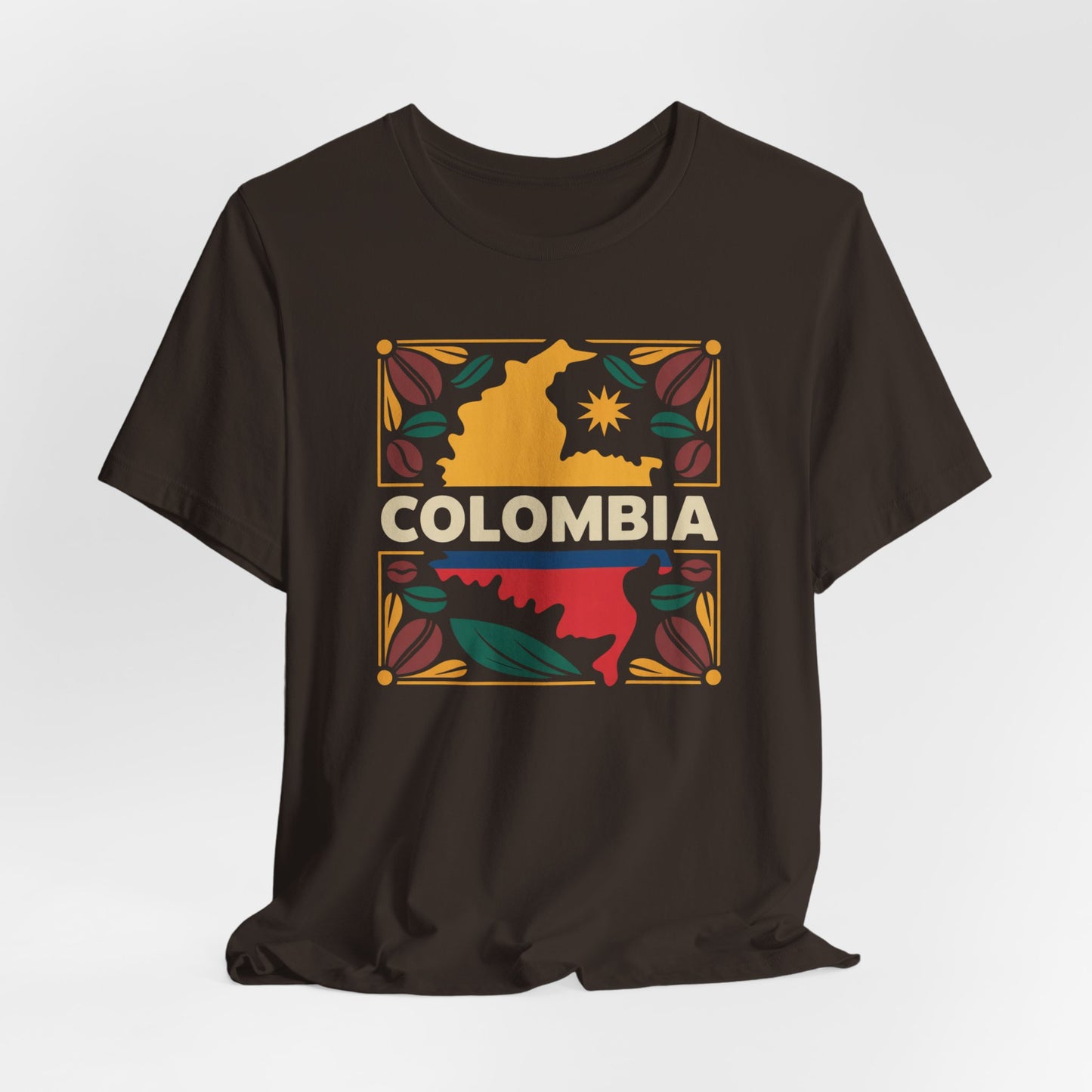 Colombia T-Shirt - Colombian Heritage Pride Tee - Orgullo Colombiano Gift - Hispanic Pride Shirt - Cafetero Style