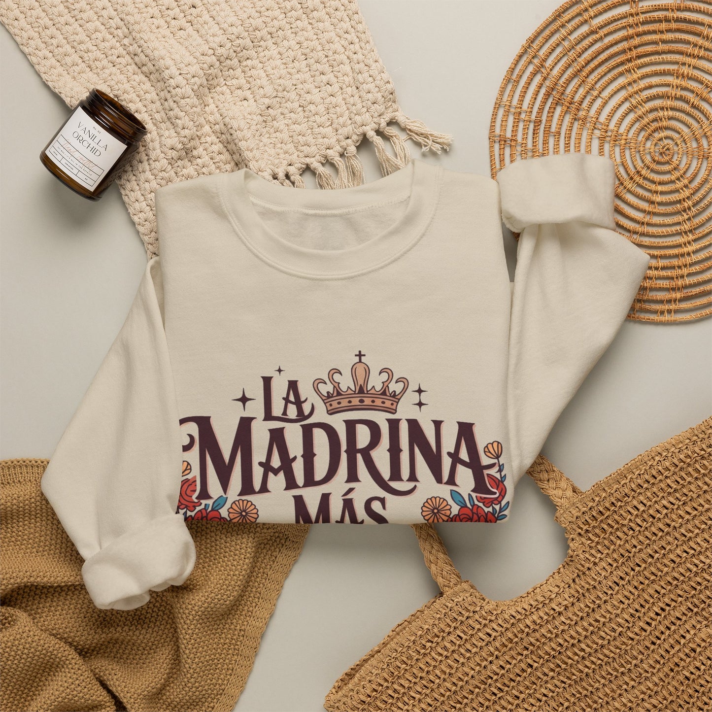 Madrina Sweatshirt | Godmother Gift | Regalos Para Mujer | Latina Pride | Spanish Gift | Sudadera Latina