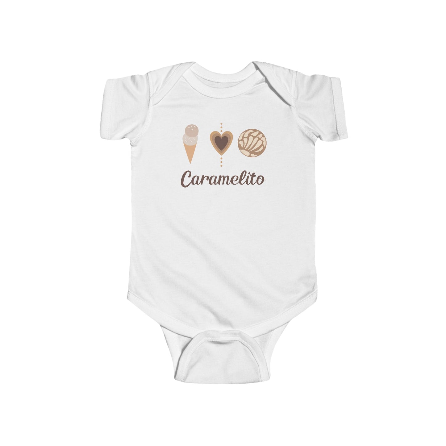 Carmelito Baby Onesie | Custom Onesie, Latin Camiseta para bebe, Little Caramel, Spanish Shirt, Boho Chic, Espanol baby nickname