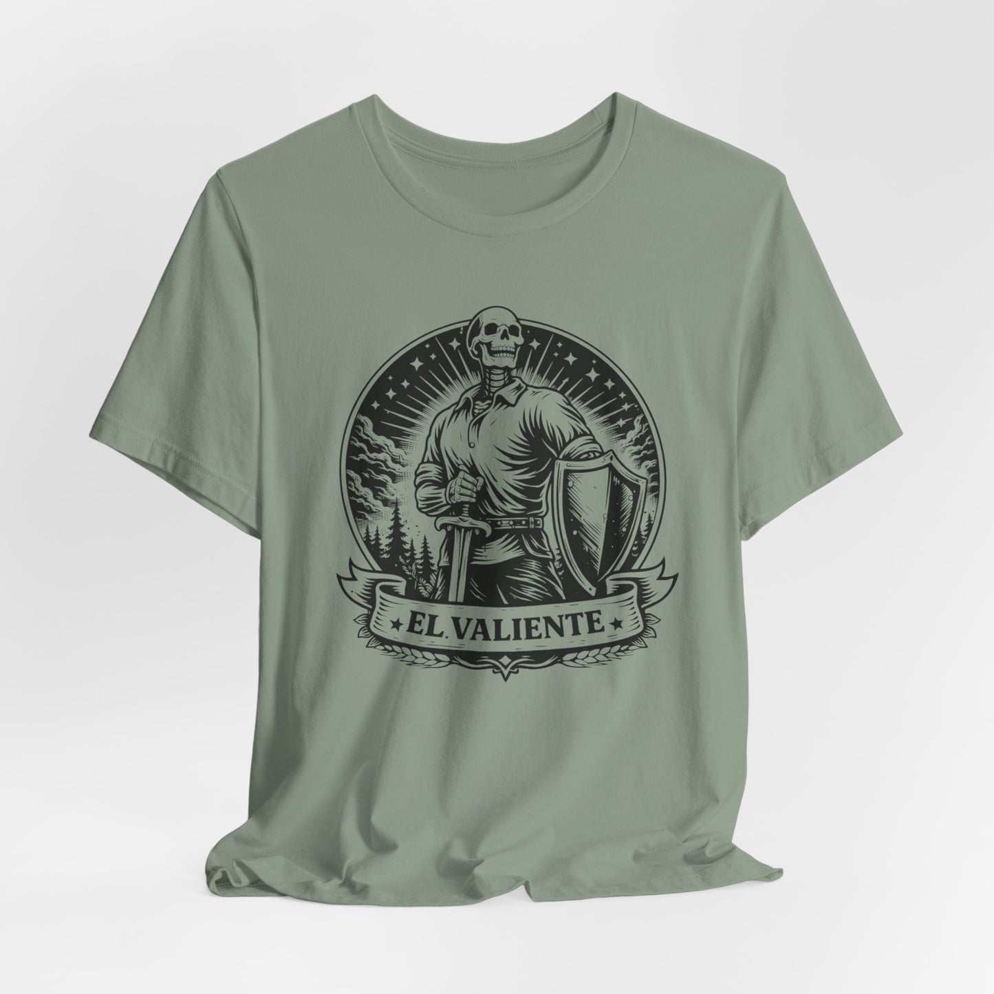 El Valiente T-Shirt - Latino Heritage Tee - Brave Warrior Gift - Hispanic Pride Shirt - Spanish Saying Tee