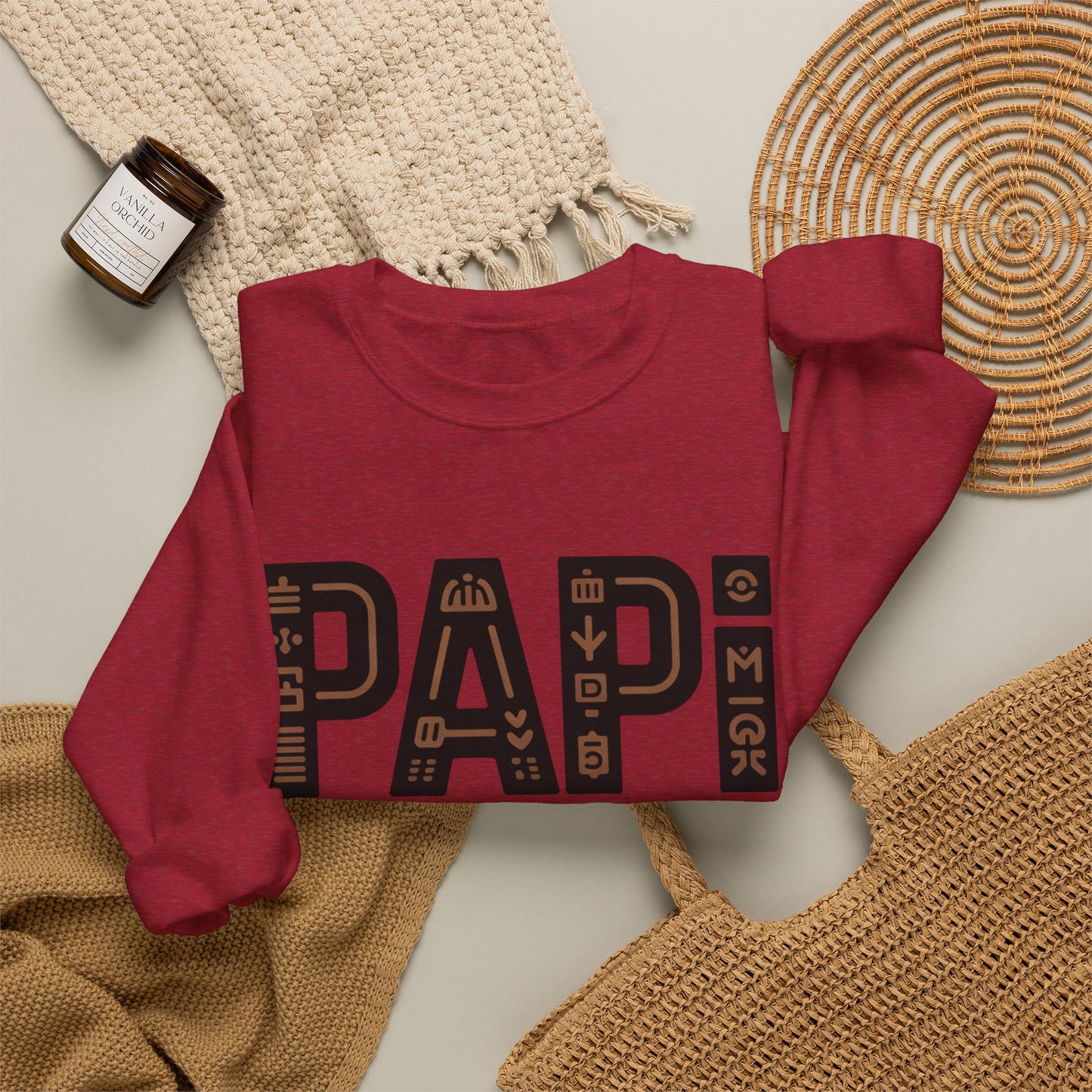 Papi Sweatshirt - Latino Dad Gift - Spanish Father Pullover - Papi Regalo - Hispanic Family Shirt - Daddy Sweatshirt