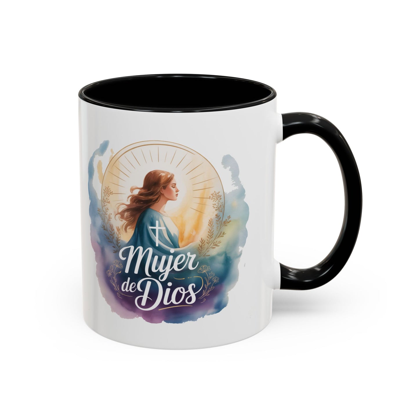 Mujer de Dios Mug — Faith Coffee Cup for Christian Latina Women, Catholic Gift, Inspirational Spanish Religious Mug (view 6 of 8)