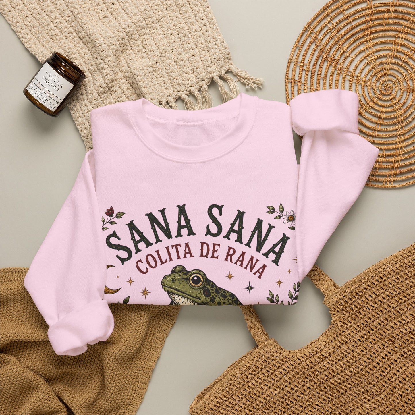 Colita De Rana Sweatshirt - Funny Spanish Saying Sudadera - Latina Gift - Bilingual Humor Pullover - Regalos Para Mujer
