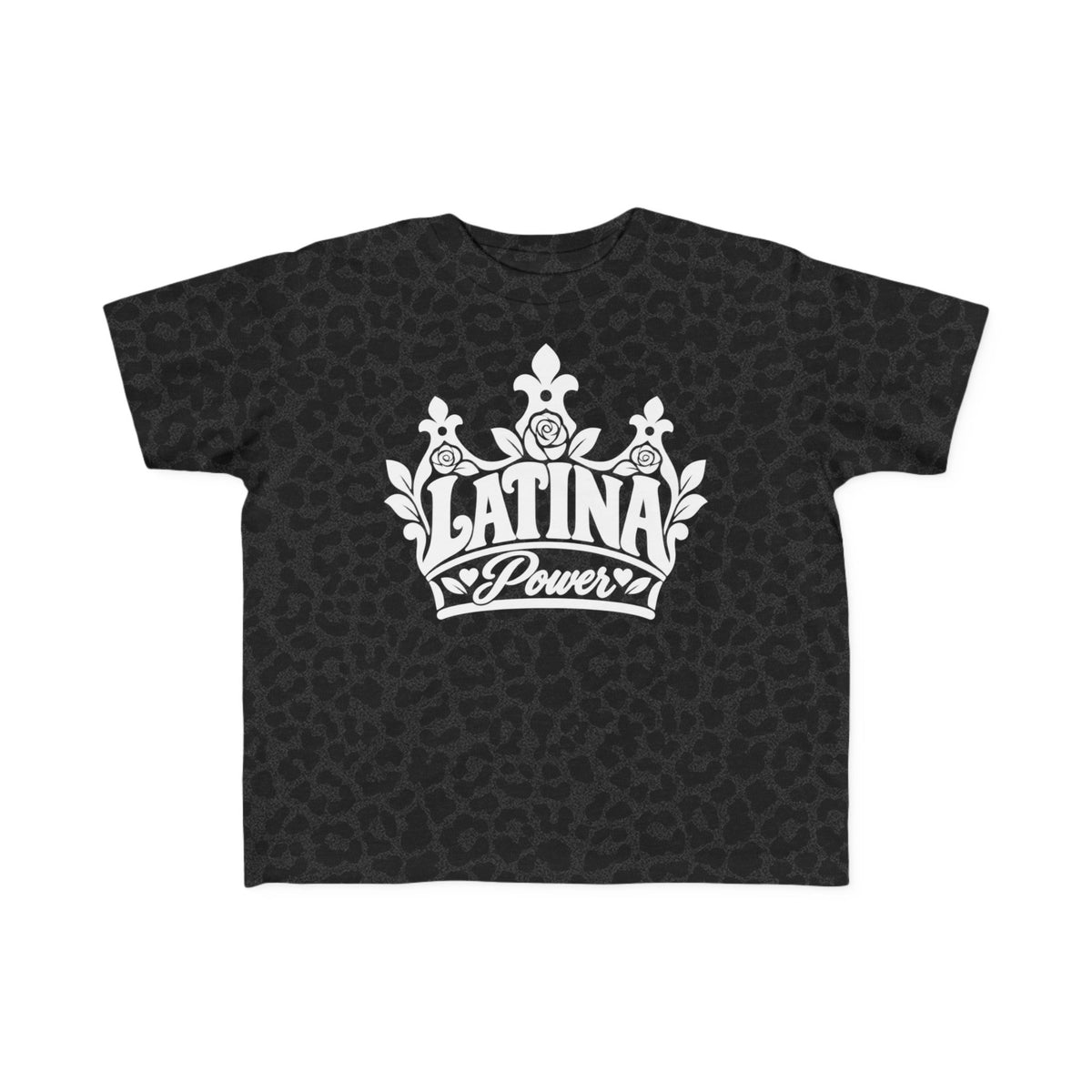 Latina Power Crown Toddler Tee - Mexican Latina Pride Toddler Shirt - Latina Girl Gift - Reina Corona Spanish Toddler